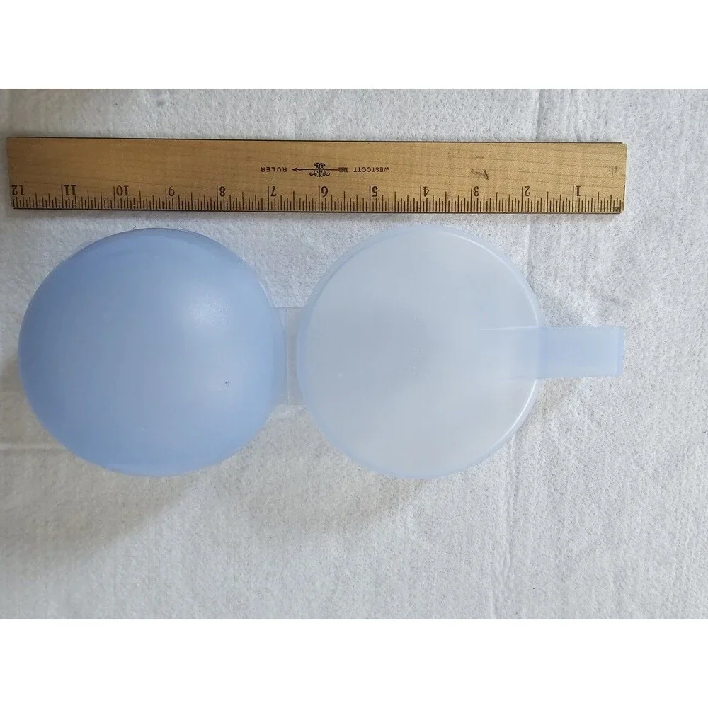 Tupperware Forget Me Not 4201B Onion / Tomato Keeper Light Blue